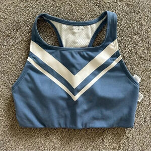 Tory Sport Chevron Melange Racerback Small